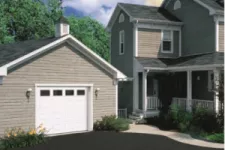 House with garage door