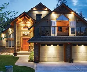 Lighted house