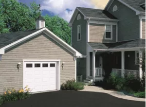 House With a Garage Door