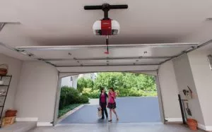 Opened Garage Door