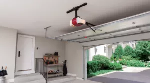 Opened Garage Door